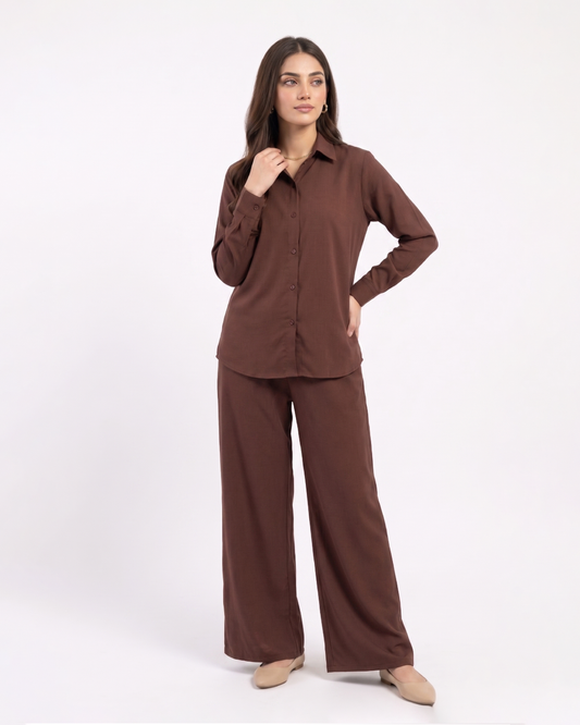 Brown 2 piece co ord set