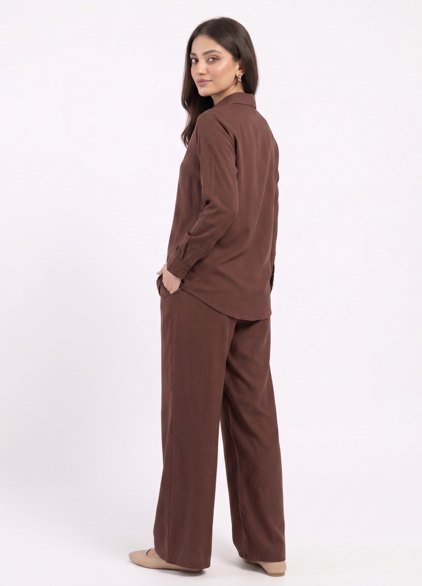 Brown 2 piece co ord set