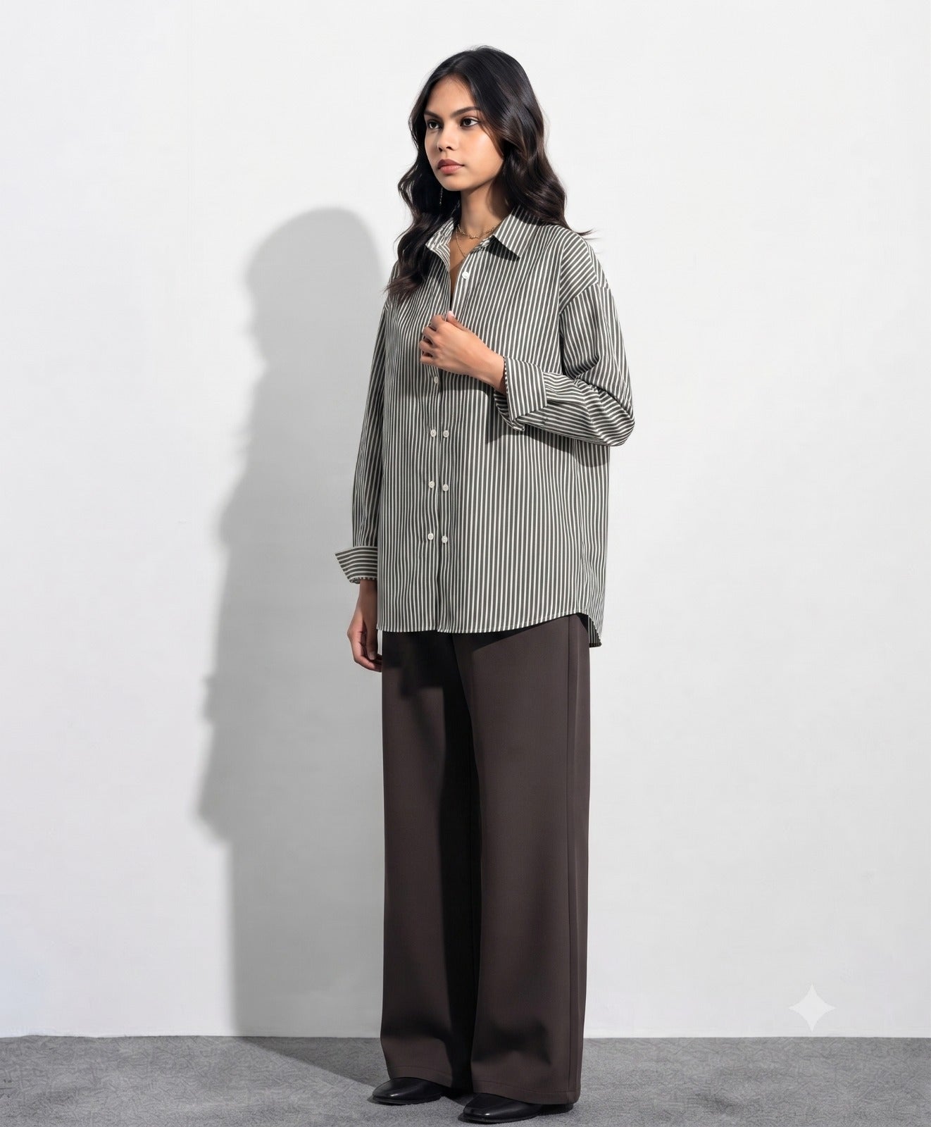 Black Classic Button Down Shirt