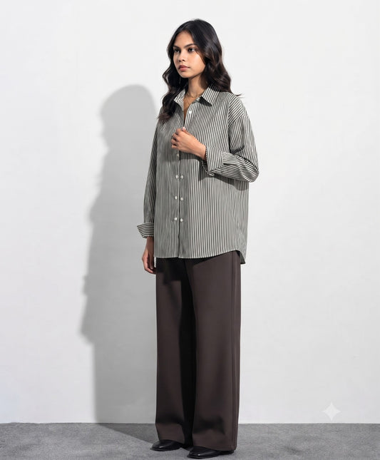 Black Classic Button Down Shirt